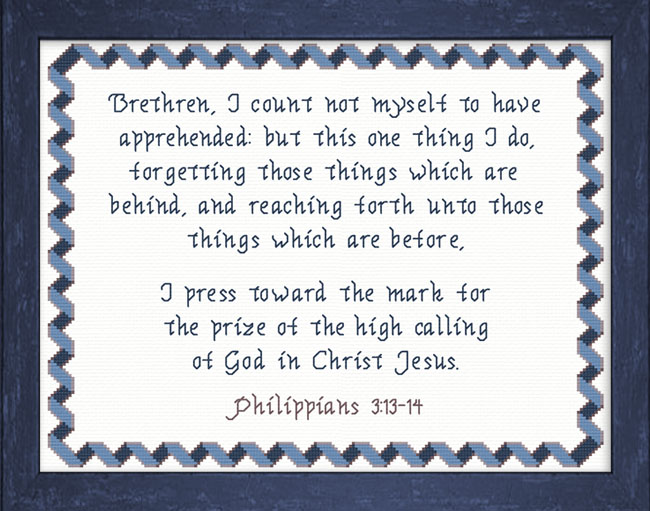 I Press Toward The Mark - Philippians 3:13-14